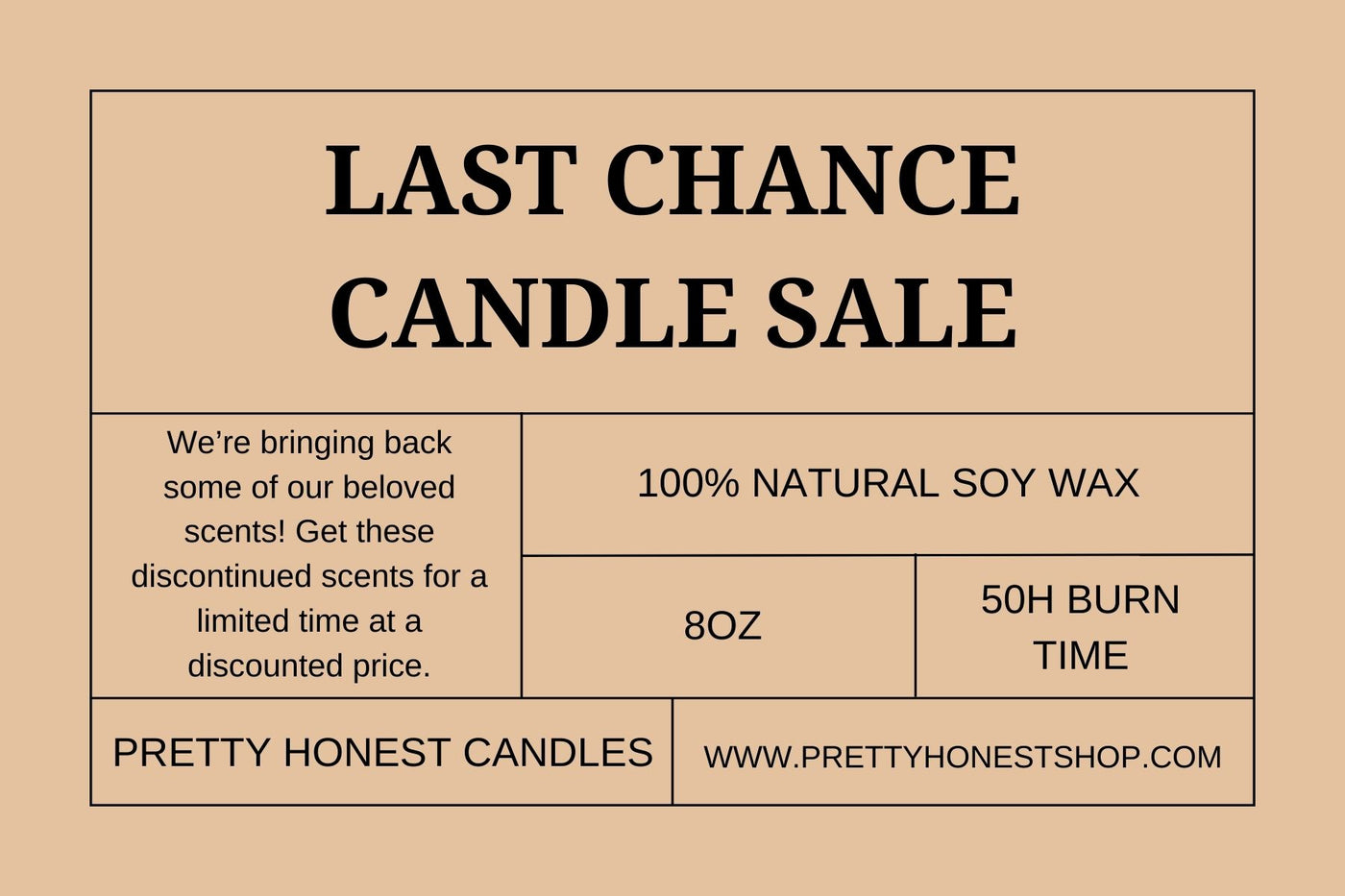 *Pre-Order* Last Chance Candles