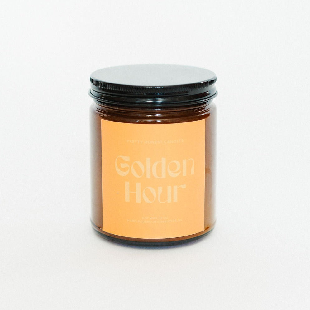 Citrus Candle: Golden Hour Candle – Pretty Honest Candles
