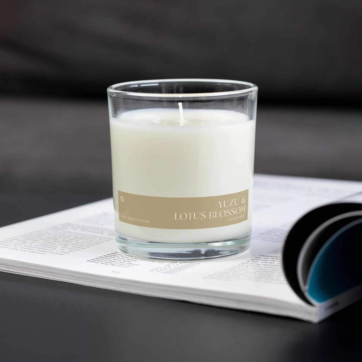 yuzu and lotus blossom candle
