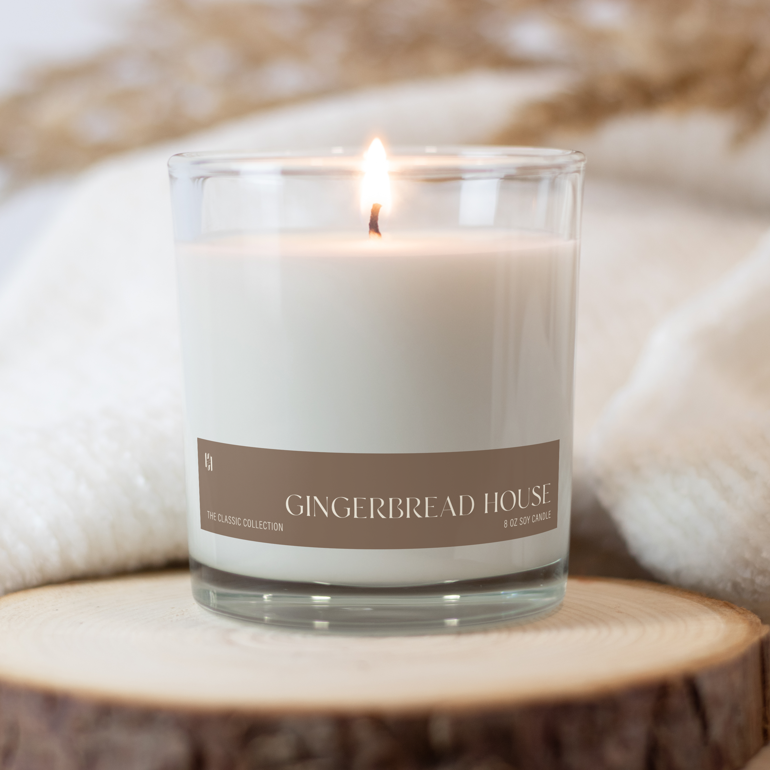 Gingerbread House Soy Candle