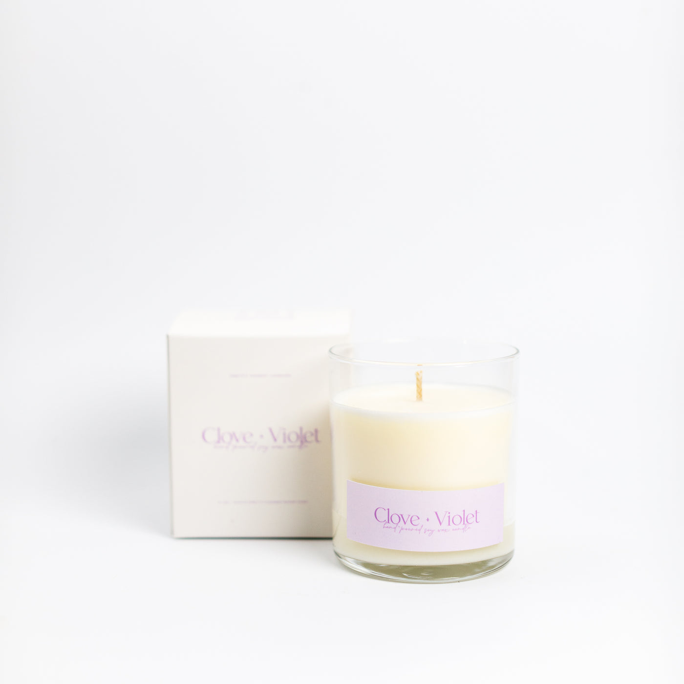 Clove + Violet Soy Candle