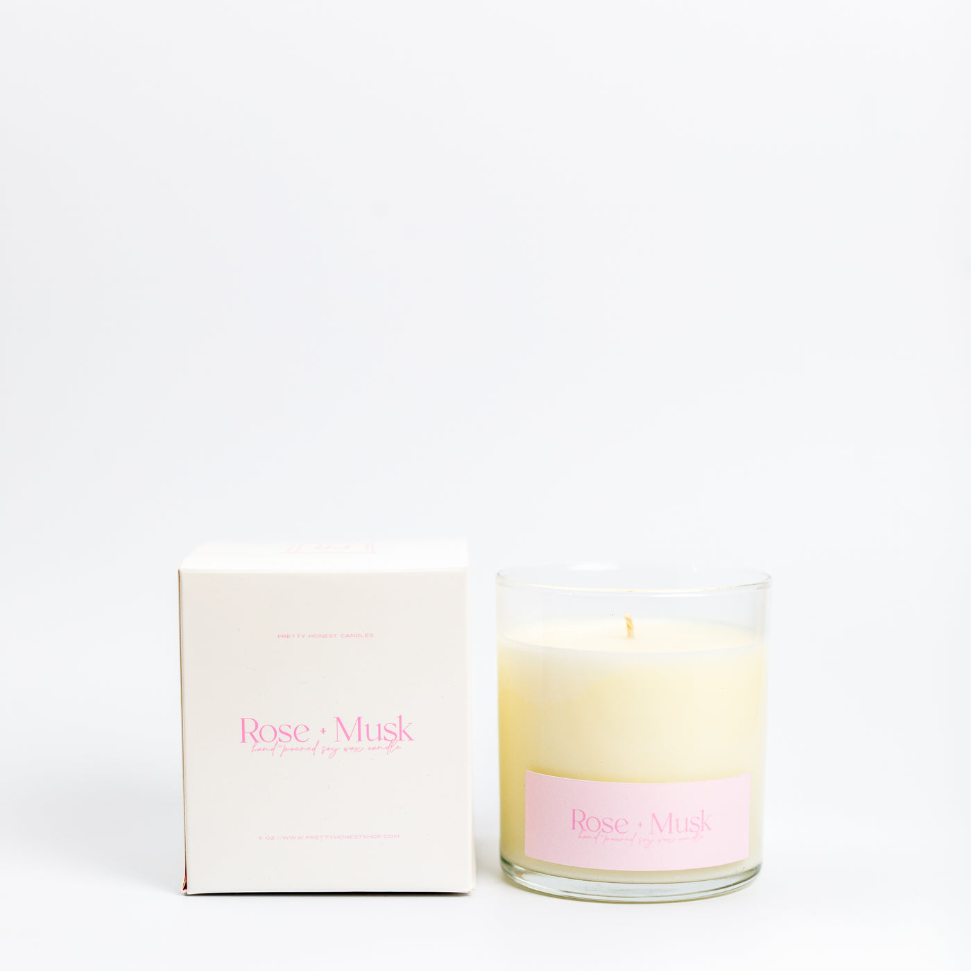 Rose + Musk Soy Candle