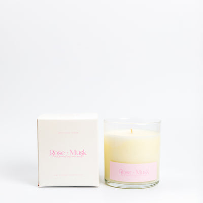 Rose + Musk Soy Candle