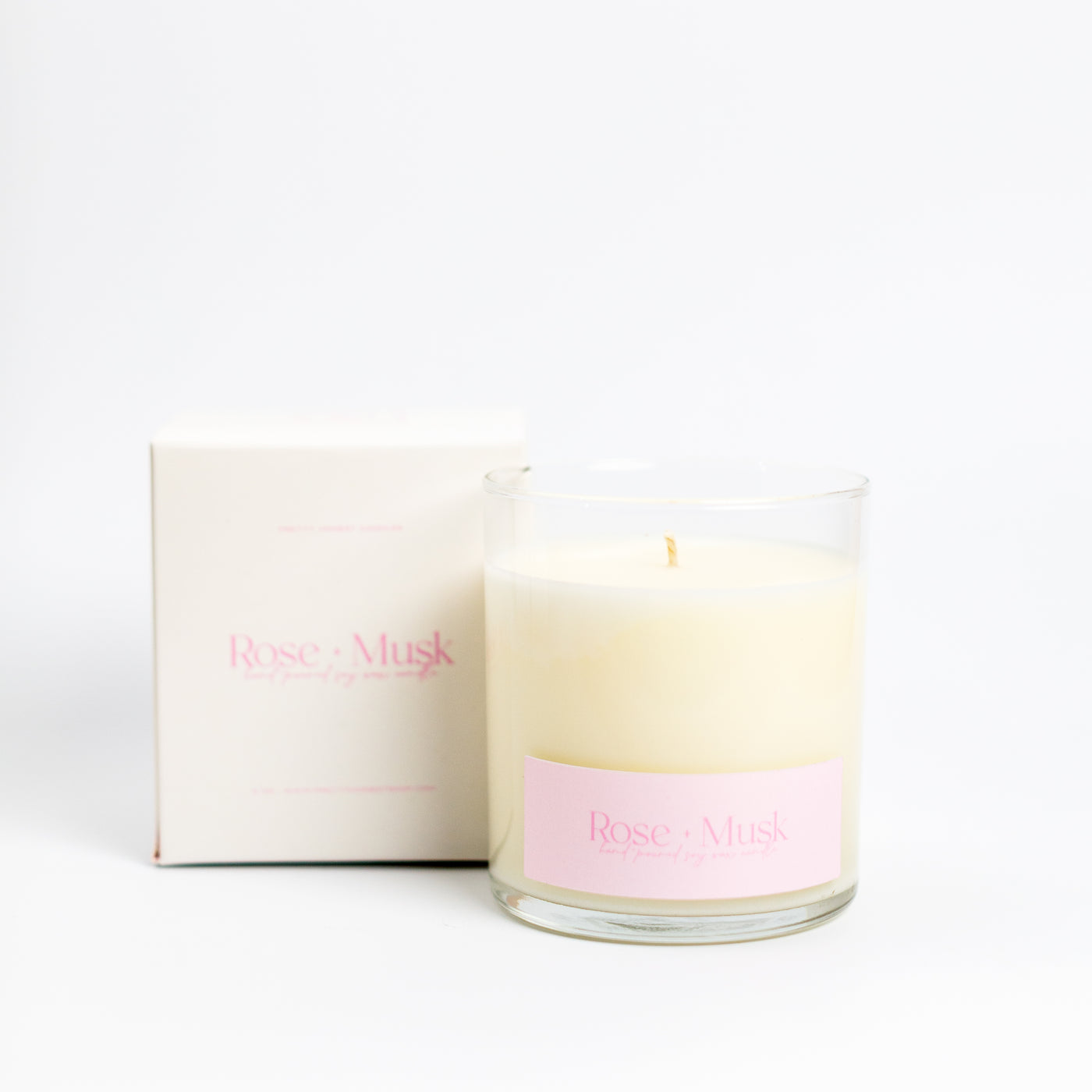 Rose + Musk Soy Candle