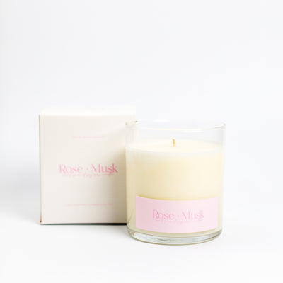 Rose + Musk Soy Candle