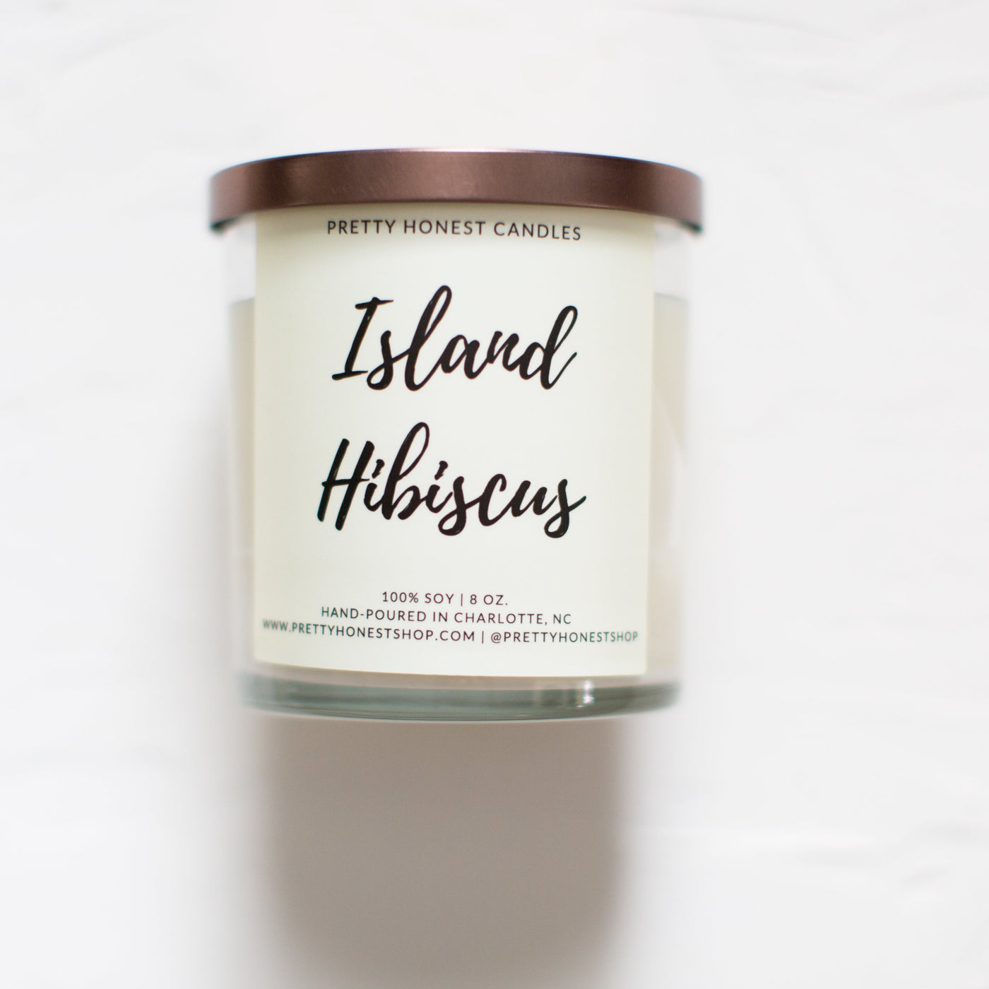 Island Hibiscus Soy Candle - Pretty Honest Candles