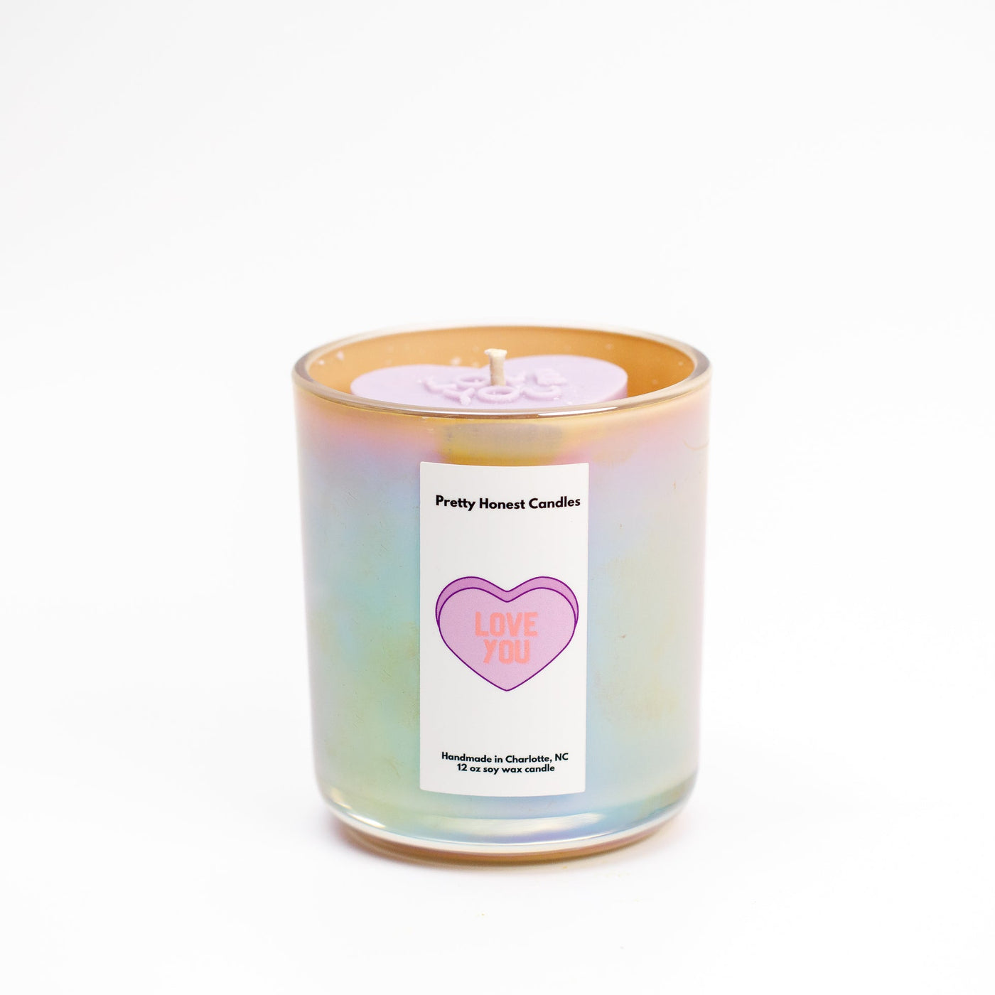 Love You Candy *Broken* Heart Soy Candle