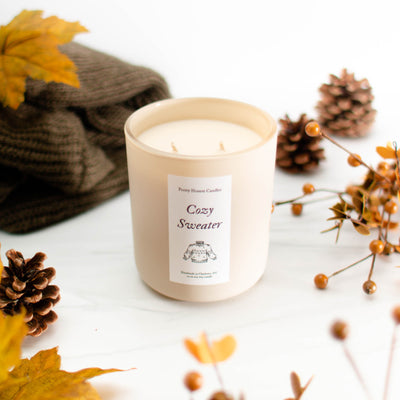 Cozy Sweater Double Wick Soy Candle
