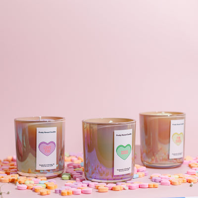 Love You Candy *Broken* Heart Soy Candle