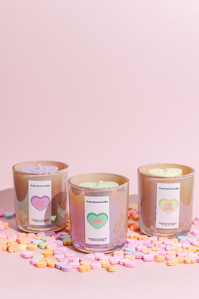XOXO Candy Heart Soy Candle
