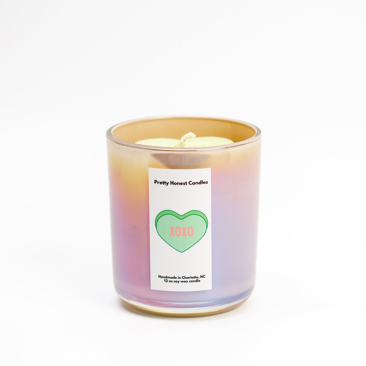 XOXO Candy Heart Soy Candle