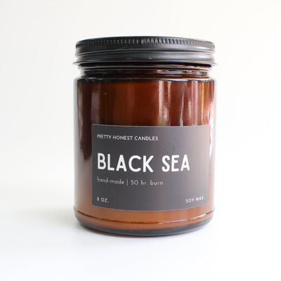 Black Sea Soy Candle - Pretty Honest Candles