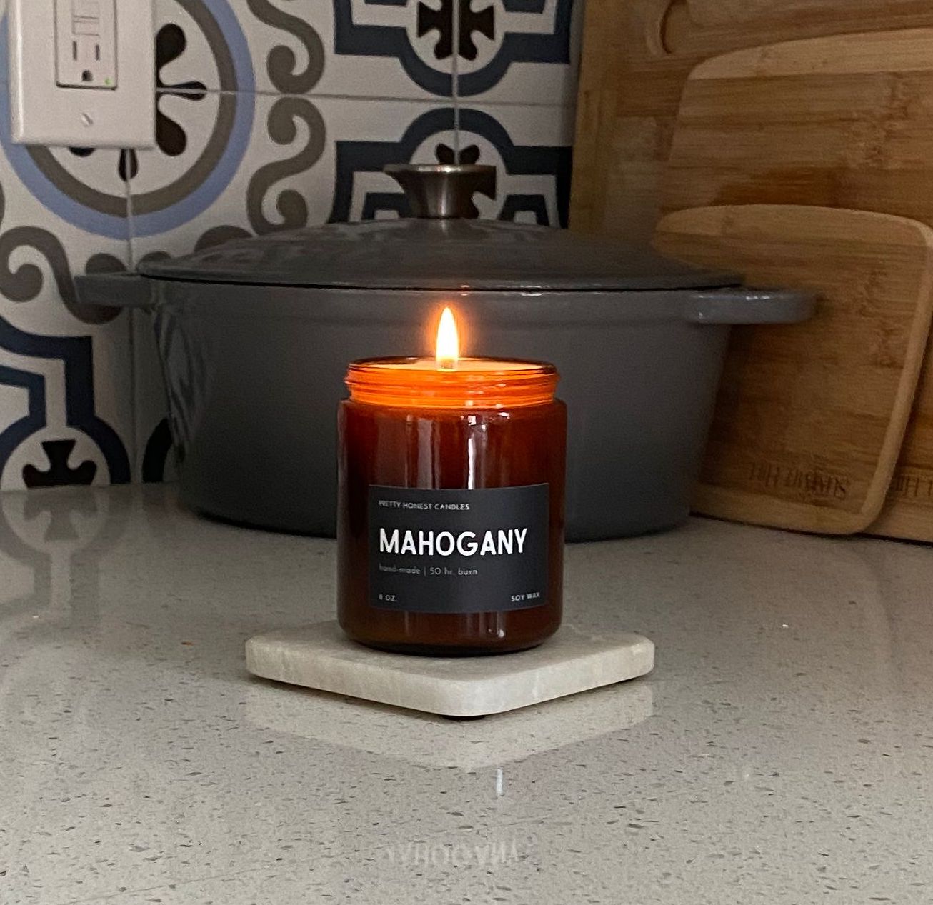 Mahogany Soy Candle
