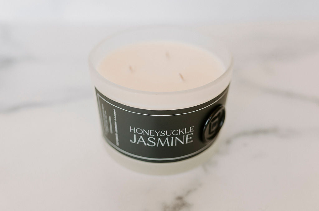 Honeysuckle Jasmine 3-Wick Soy Candle