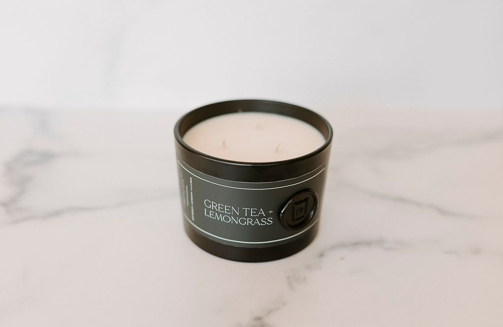 Green Tea & Lemongrass 3-Wick Soy Candle