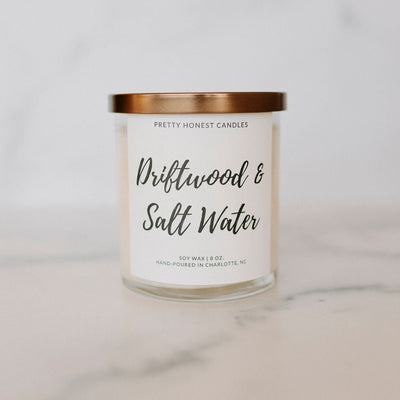 Driftwood & Salt Water Soy Candle