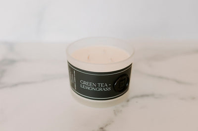 Green Tea & Lemongrass 3-Wick Soy Candle