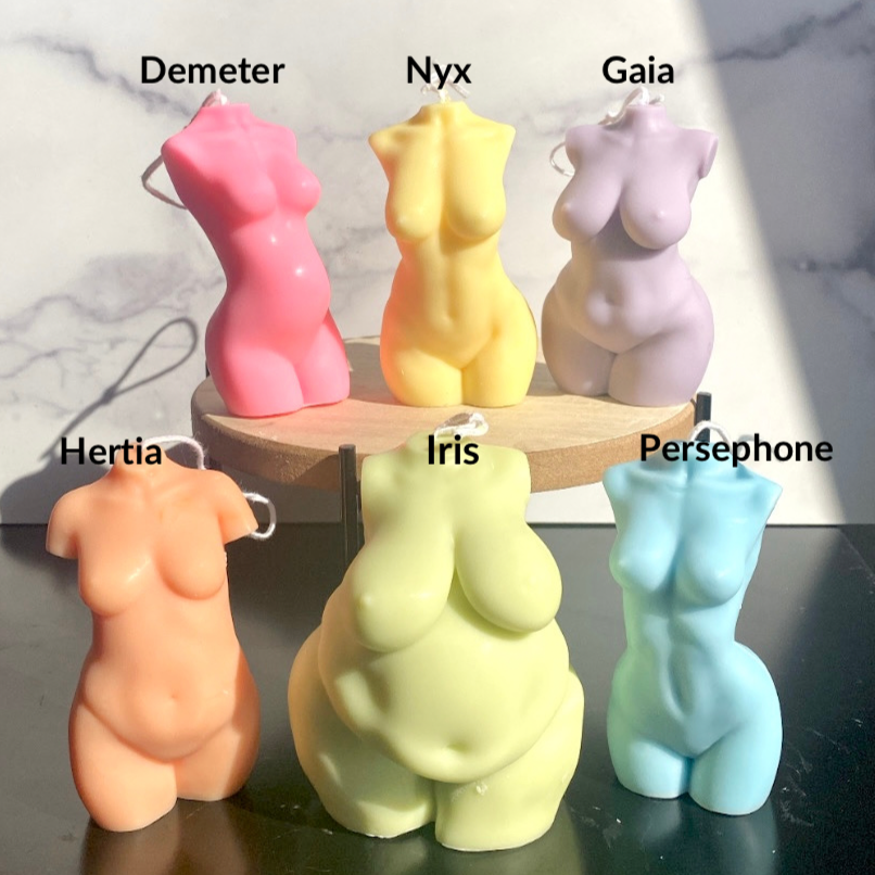 Pastel Goddesses Candles