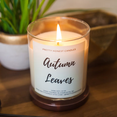 Autumn Leaves Soy Candle - Pretty Honest Candles