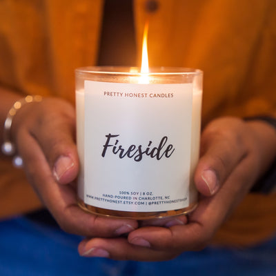 Fireside Soy Candle - Pretty Honest Candles