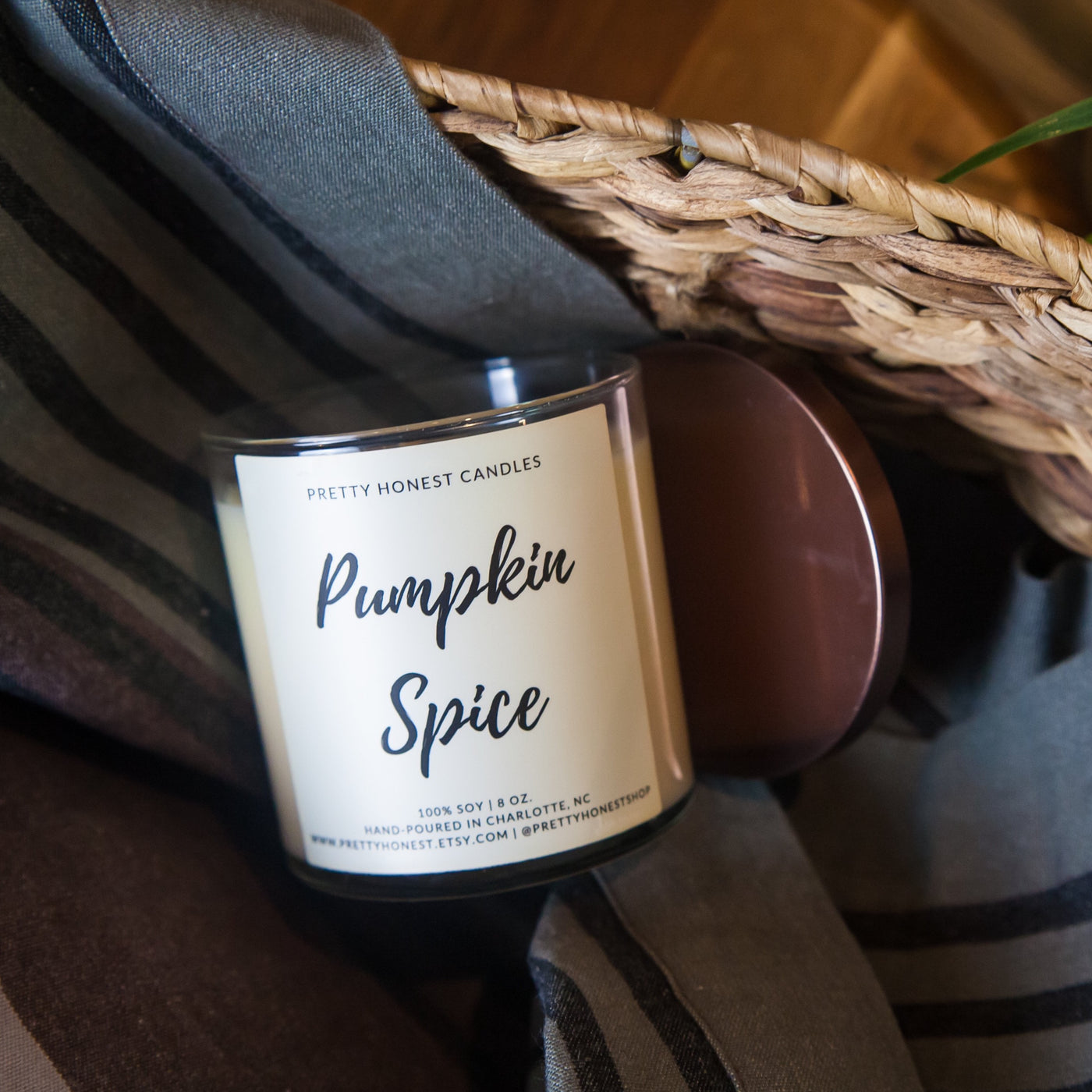 Pumpkin Spice Soy Candle - Pretty Honest Candles